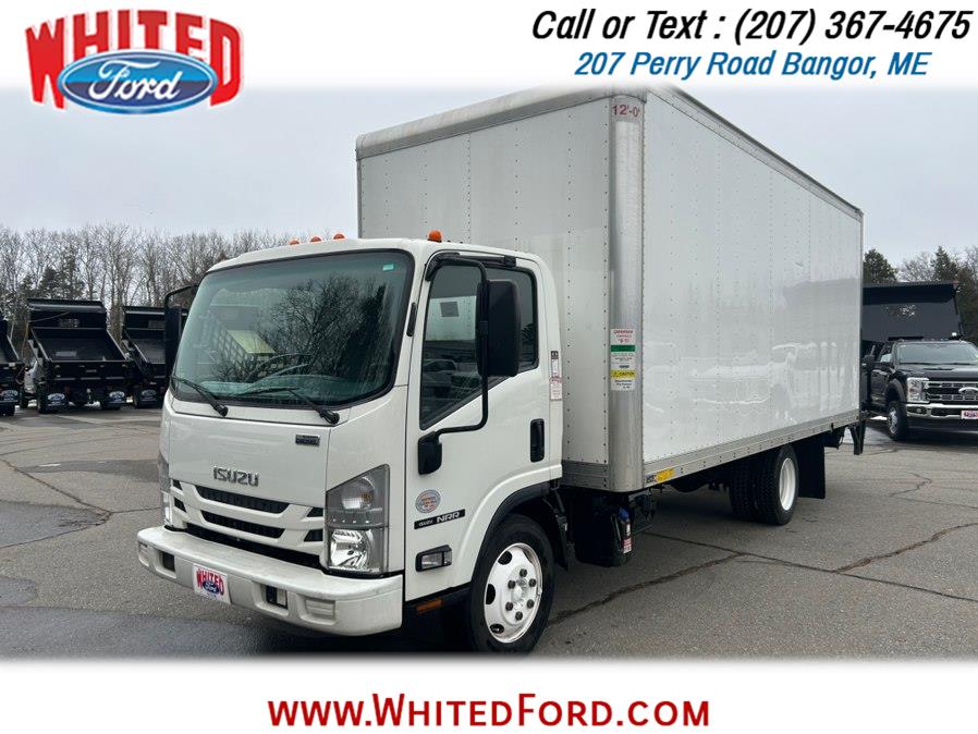 2022 Isuzu NRR 20' Dry Box W/Maxon Lift, available for sale in Bangor, Maine | Whited Ford. Bangor, Maine