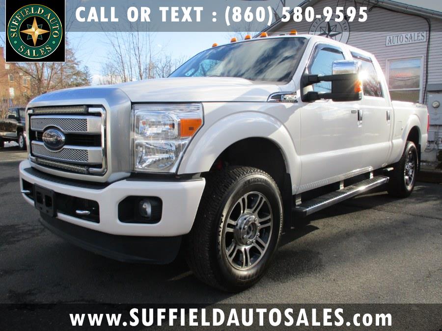 2016 Ford Super Duty F-250 SRW 4WD Crew Cab 156" Platinum, available for sale in Suffield, Connecticut | Suffield Auto LLC. Suffield, Connecticut