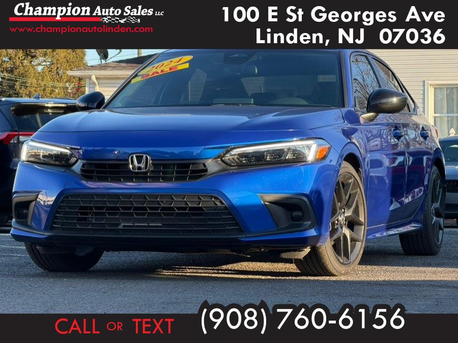 Used 2024 Honda Civic Sedan in Linden, New Jersey | Champion Auto Sales. Linden, New Jersey