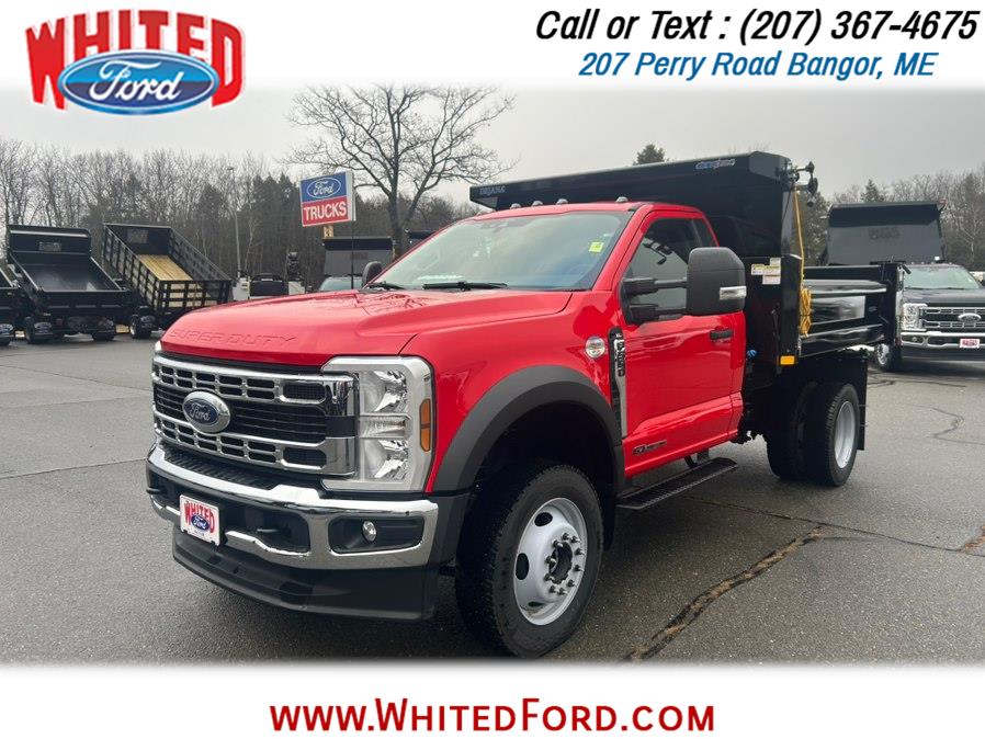 2025 Ford Super Duty F-550 DRW XL 4WD Reg Cab 145" WB 60" CA W/Dump Body, available for sale in Bangor, Maine | Whited Ford. Bangor, Maine