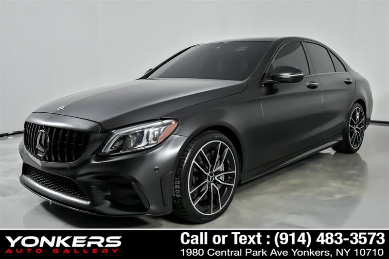 2020 Mercedes-Benz C-Class AMG C 43 4MATIC - Wrapped Satin Black Sedan, available for sale in Woodside, New York | Drive Central. Woodside, New York