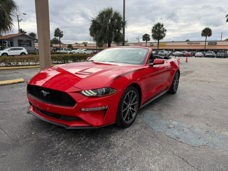 2019 Ford Mustang EcoBoost Premium Convertible, available for sale in Hialeah, Florida | The Palm Motors LLC. Hialeah, Florida