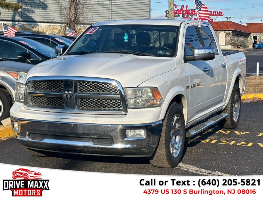 2012 Ram 1500 4WD Crew Cab 140.5" Laramie, available for sale in Burlington, New Jersey | Drive Maxx Motors. Burlington, New Jersey