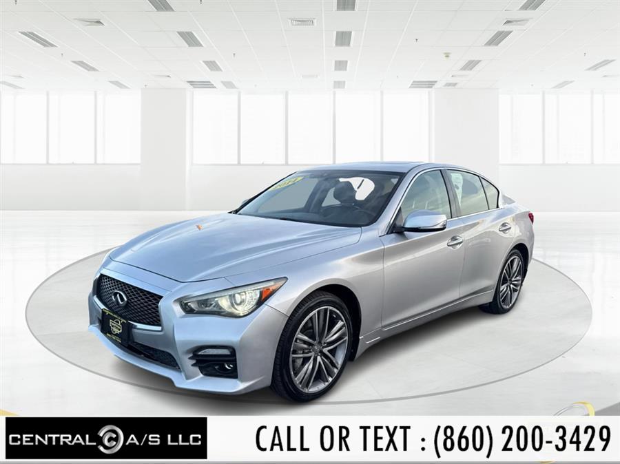 2014 INFINITI Q50 4dr Sdn Premium AWD, available for sale in East Windsor, Connecticut | Central A/S LLC. East Windsor, Connecticut