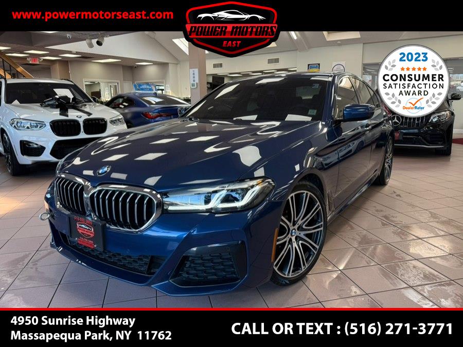 Used 2021 BMW 5 Series in Massapequa Park, New York | Power Motors East. Massapequa Park, New York