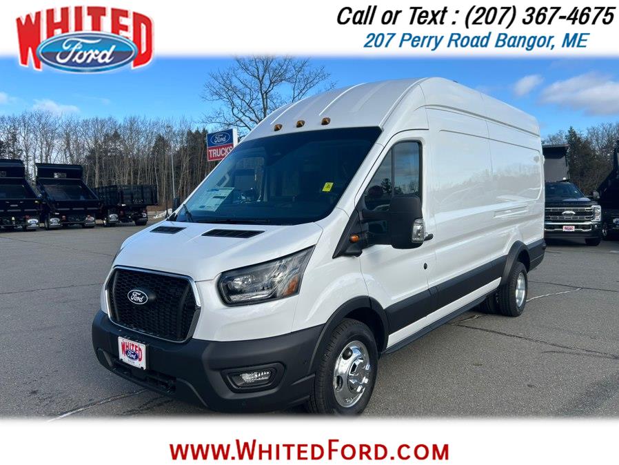 2026 Ford Transit Cargo Van T-350 HD 148" EL Hi Rf 11000 GVWR DRW AWD, available for sale in Bangor, Maine | Whited Ford. Bangor, Maine