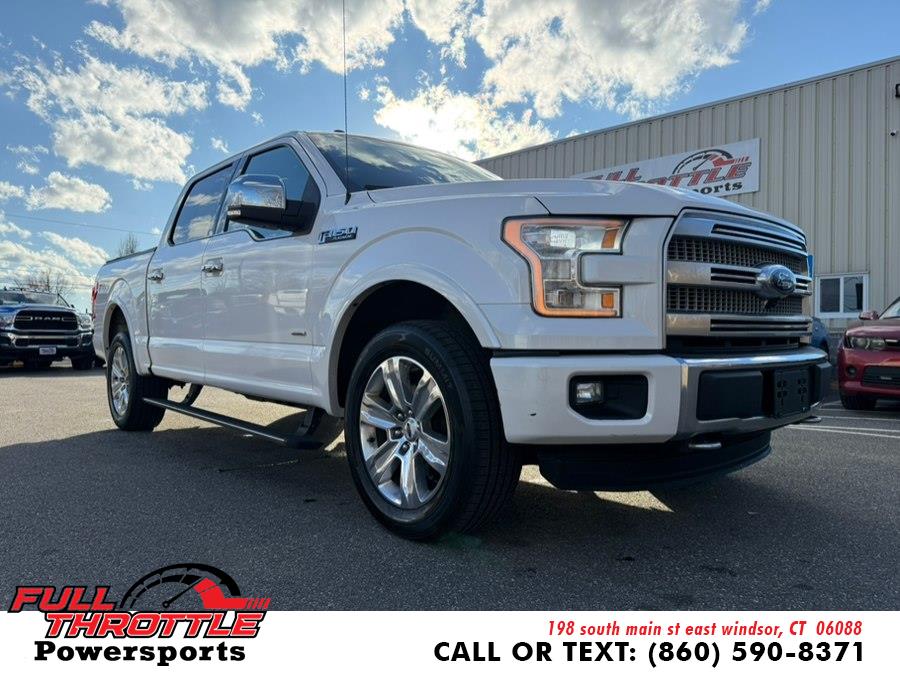 2016 Ford F-150 4WD SuperCrew 145" XLT, available for sale in East Windsor, Connecticut | Full Throttle Power Sports LLC. East Windsor, Connecticut