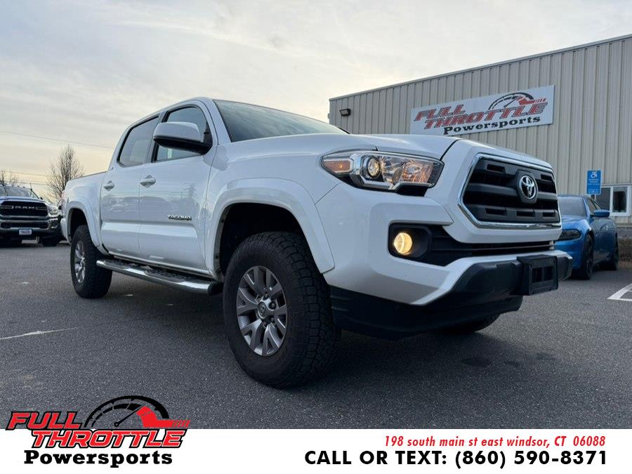 2017 Toyota Tacoma SR5 Double Cab 5'' Bed V6 4x4 AT (Natl), available for sale in East Windsor, Connecticut | Full Throttle Power Sports LLC. East Windsor, Connecticut
