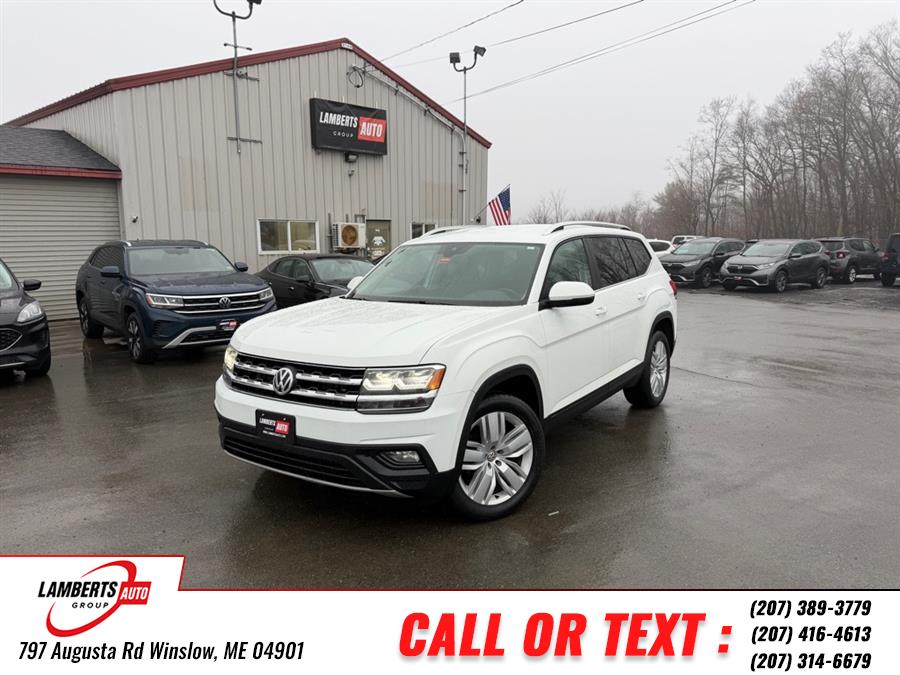 Used 2019 Volkswagen Atlas in Winslow, Maine | Lamberts Auto Group LLC. Winslow, Maine