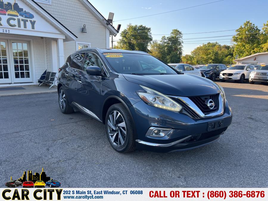 2016 Nissan Murano AWD 4dr Platinum, available for sale in East Windsor, Connecticut | Car City LLC. East Windsor, Connecticut
