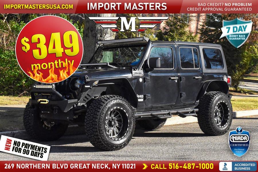 2019 Jeep Wrangler Unlimited Unlimited Sport 4x4, available for sale in Great Neck, New York | Camy Cars. Great Neck, New York