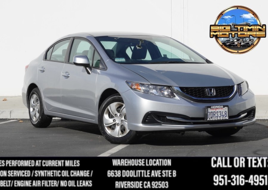 2013 Honda Civic Sdn 4dr Auto LX, available for sale in Riverside, California | Big Timin Motors LLC. Riverside, California