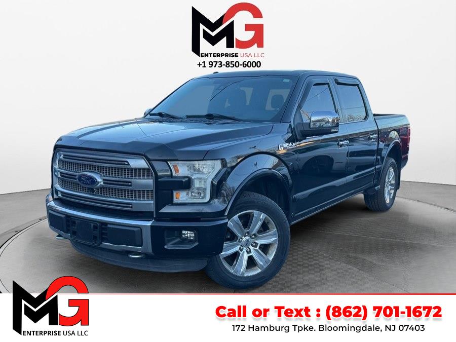 2015 Ford F-150 4WD SuperCrew 145" Platinum, available for sale in Bloomingdale, New Jersey | MG Enterprise USA. Bloomingdale, New Jersey