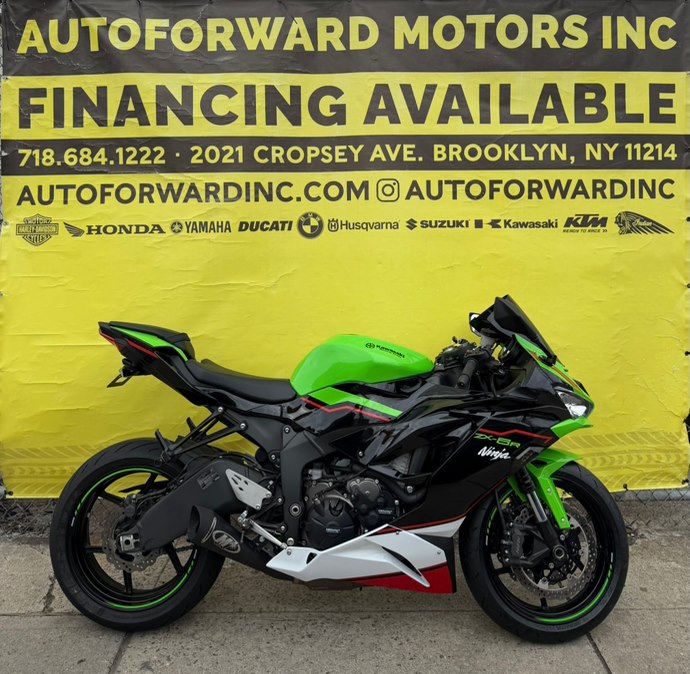 Used 2023 KAWASAKI NINJA ZX-6R in Brooklyn, New York | Autoforward Motors Inc.. Brooklyn, New York
