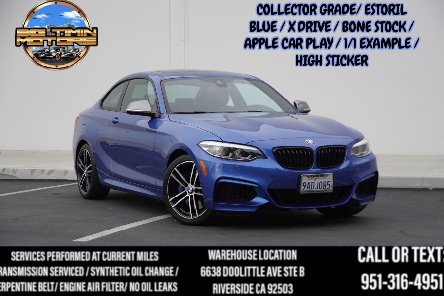 Used 2019 F22 BMW M240i X-DRIVE (16K MILES!!!!!!) in Riverside, California | Big Timin Motors LLC. Riverside, California