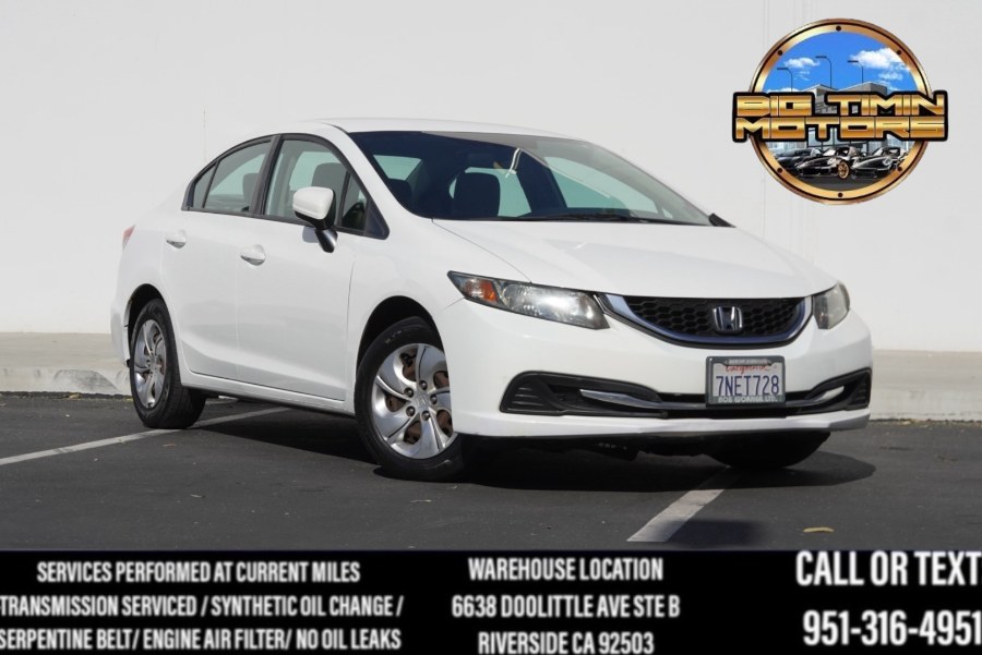 Used Honda Civic Sedan LX 4dr( BLUETOOTH )  (BACK UP CAM) 2015 | Big Timin Motors LLC. Riverside, California