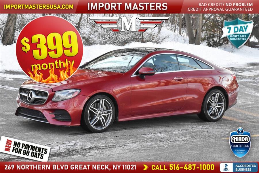 Used Mercedes-benz E-class E 400 4MATIC AWD 2dr Coupe 2018 | Camy Cars. Great Neck, New York