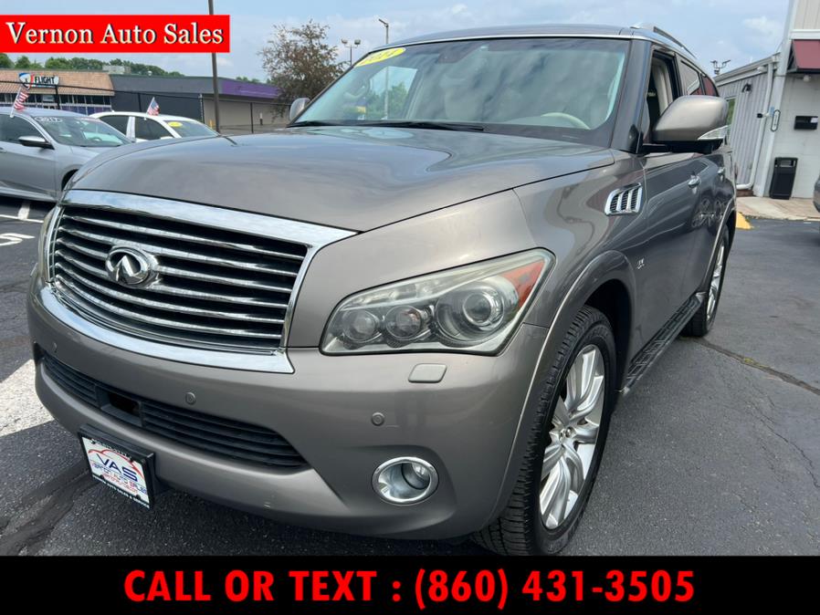 Used INFINITI QX80 4WD 4dr 2014 | Vernon Auto Sale & Service. Manchester, Connecticut