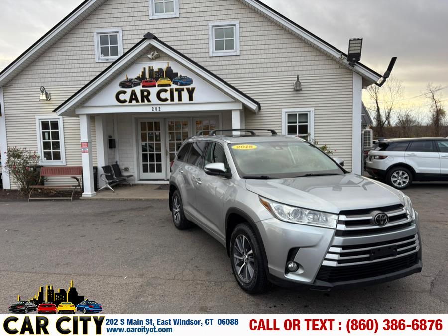 2018 Toyota Highlander XLE V6 AWD (Natl), available for sale in East Windsor, Connecticut | Car City LLC. East Windsor, Connecticut