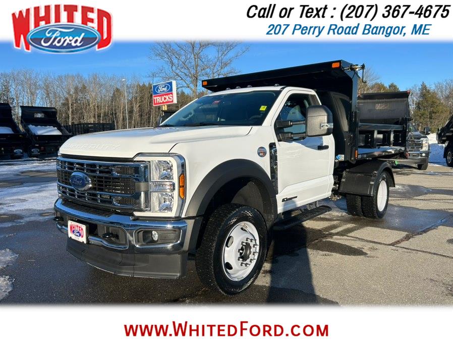 2026 Ford Super Duty F-550 DRW XL 4WD Reg Cab 9' Dump Body, available for sale in Bangor, Maine | Whited Ford. Bangor, Maine