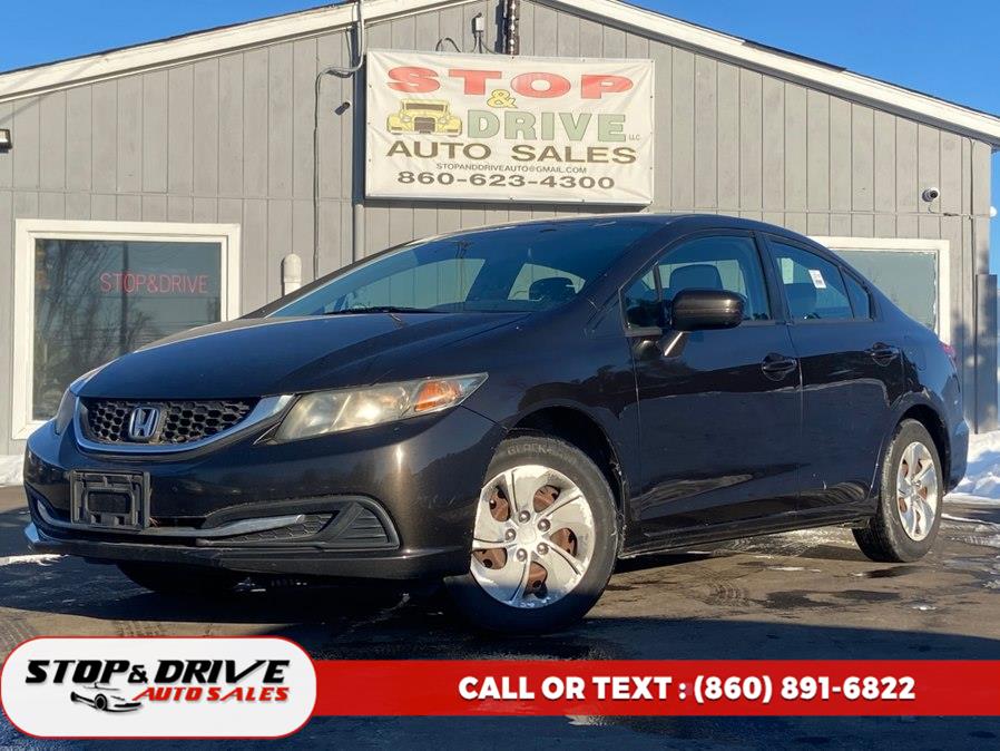 Used Honda Civic Sedan 4dr CVT LX 2014 | Stop & Drive Auto Sales. East Windsor, Connecticut