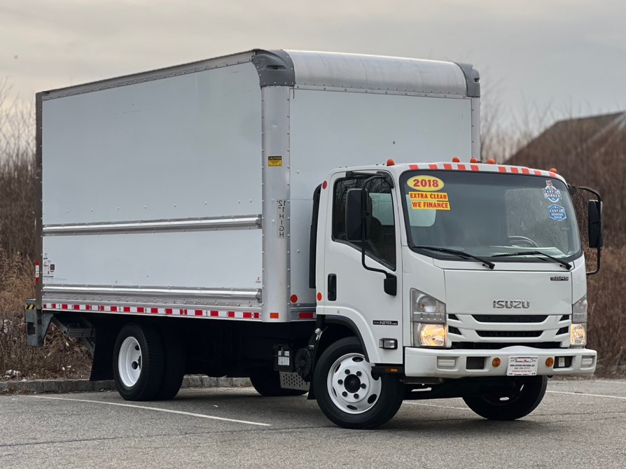 2018 ISUZU NPR-HD 16FT SUPREME BOX WITH PALFINGER LIFT-GATE, available for sale in Paterson, New Jersey | Speedway Motors LLC. Paterson, New Jersey