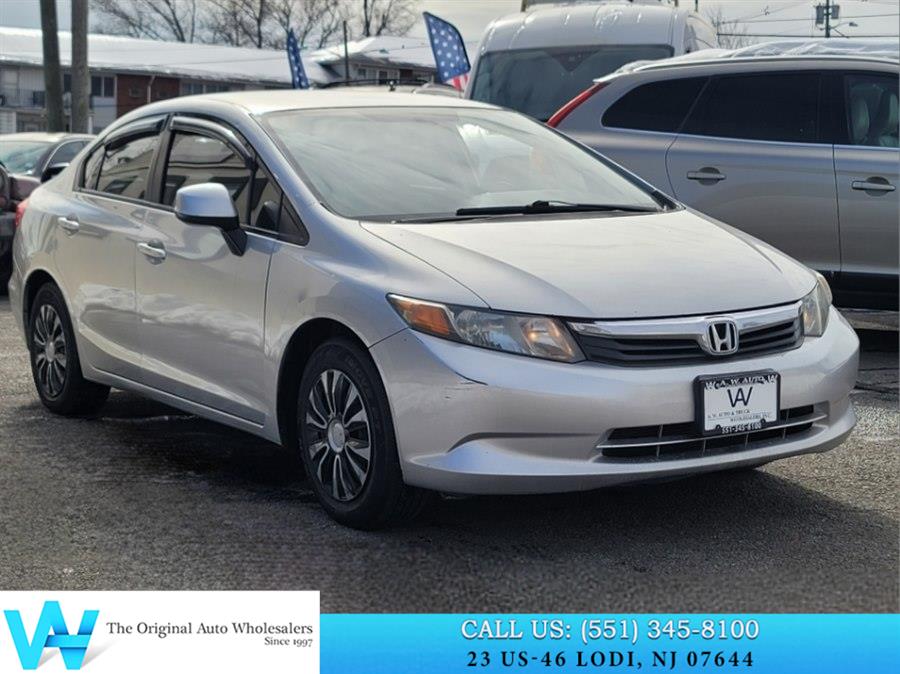 Used 2012 Honda Civic Sedan in Lodi, New Jersey | AW Auto & Truck Wholesalers, Inc. Lodi, New Jersey