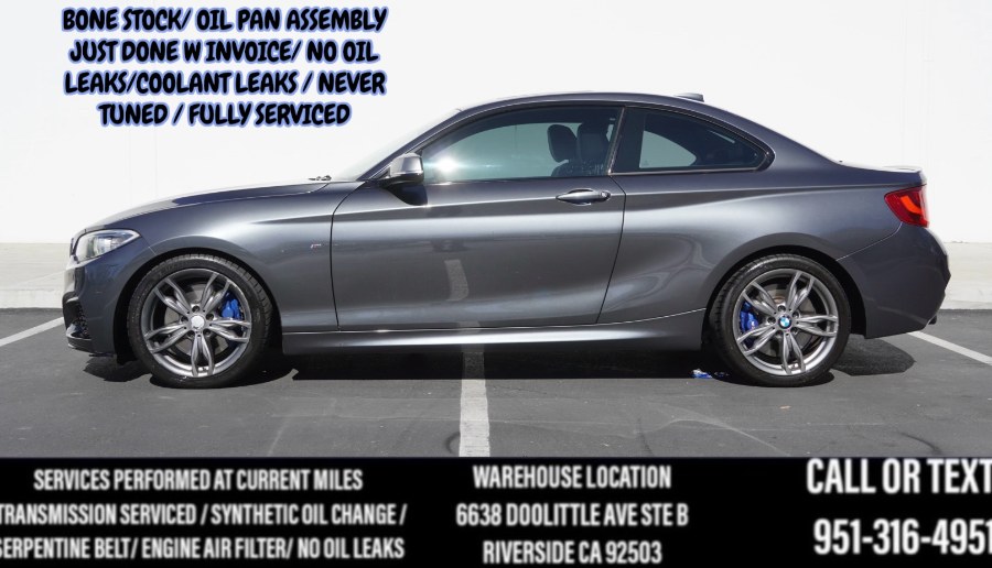 Used 2014 F22 BMW N55 M235I in Riverside, California | Big Timin Motors LLC. Riverside, California