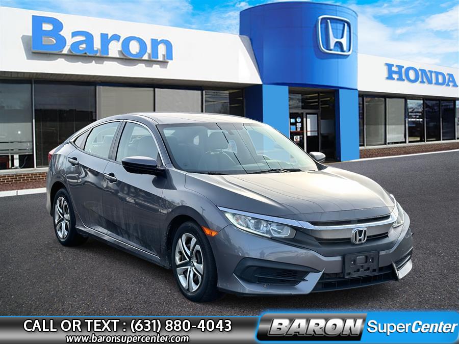 2018 Honda Civic Sedan LX, available for sale in Patchogue, New York | Baron Supercenter. Patchogue, New York