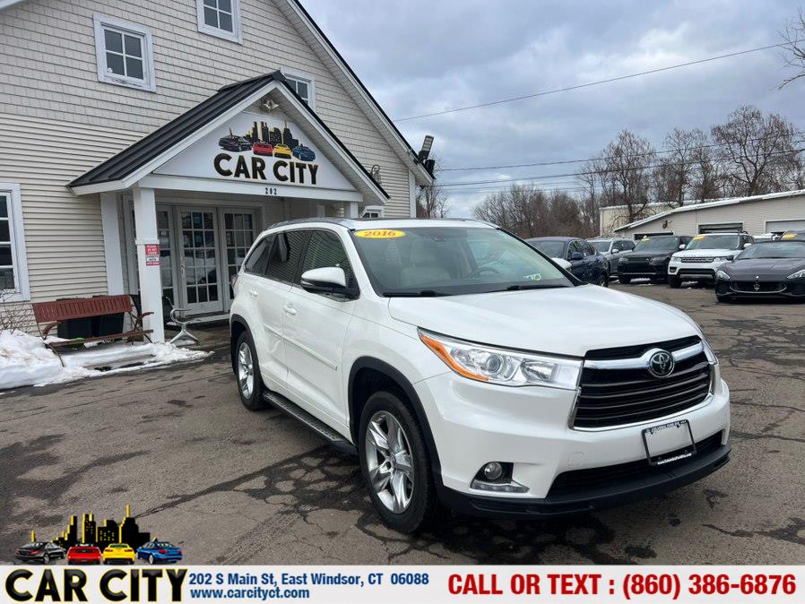 2016 Toyota Highlander AWD 4dr V6 Limited (Natl), available for sale in East Windsor, Connecticut | Car City LLC. East Windsor, Connecticut