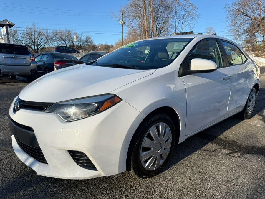 2016 Toyota Corolla 4dr Sdn CVT LE (Natl), available for sale in New Milford, Connecticut | Faustos Auto Body and Repairs LLC. New Milford, Connecticut