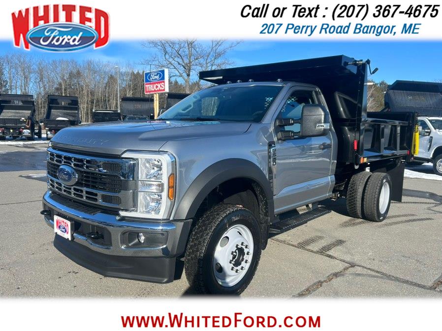 2026 Ford Super Duty F-550 DRW XL 4WD Reg Cab 9' IROQUOIS Dump Body, available for sale in Bangor, Maine | Whited Ford. Bangor, Maine