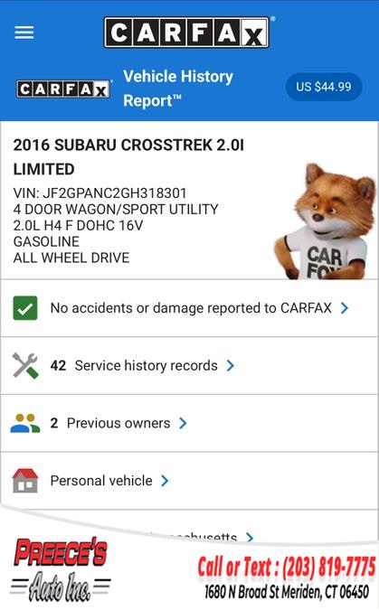 2016 Subaru Crosstrek