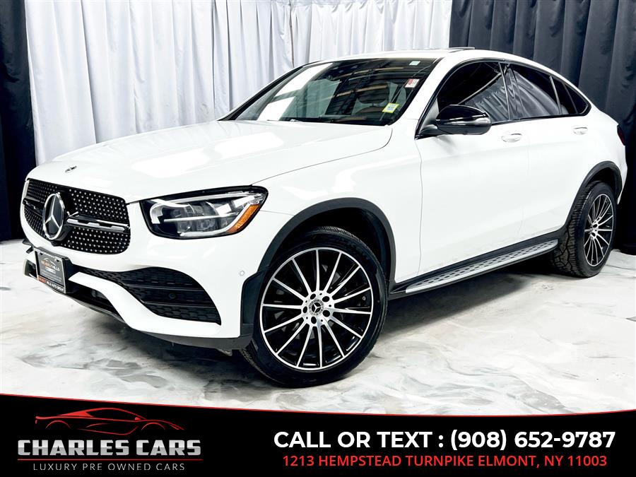 2021 Mercedes-benz Glc 300 AMG 4MATIC Coupe, available for sale in Elmont, New York | Charles Cars. Elmont, New York