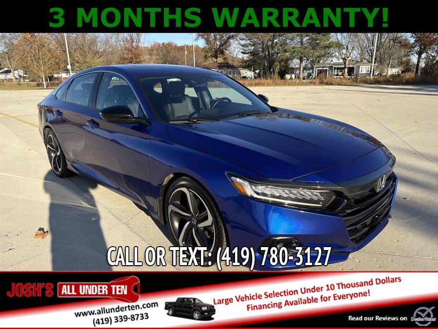 Used Honda Accord Sport 2.0T 2022 | Josh's All Under Ten LLC. Elida, Ohio