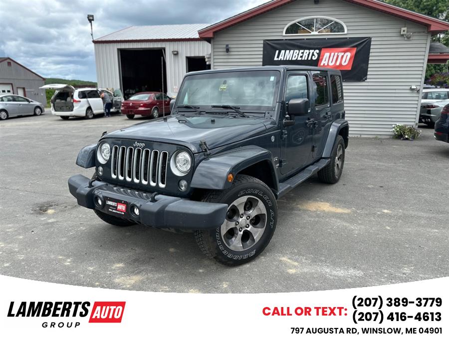 Used 2017 Jeep Wrangler Unlimi in Winslow, Maine | Lamberts Auto Group LLC. Winslow, Maine