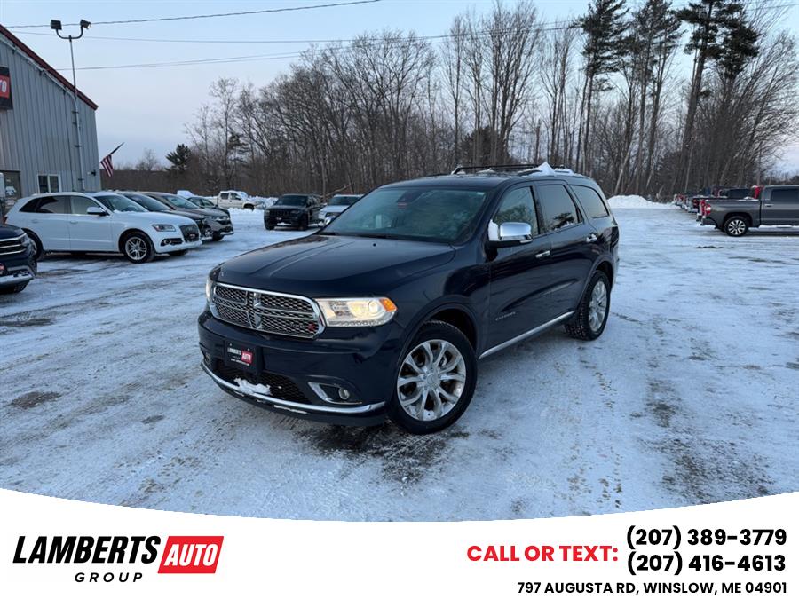 Used 2017 Dodge Durango in Winslow, Maine | Lamberts Auto Group LLC. Winslow, Maine