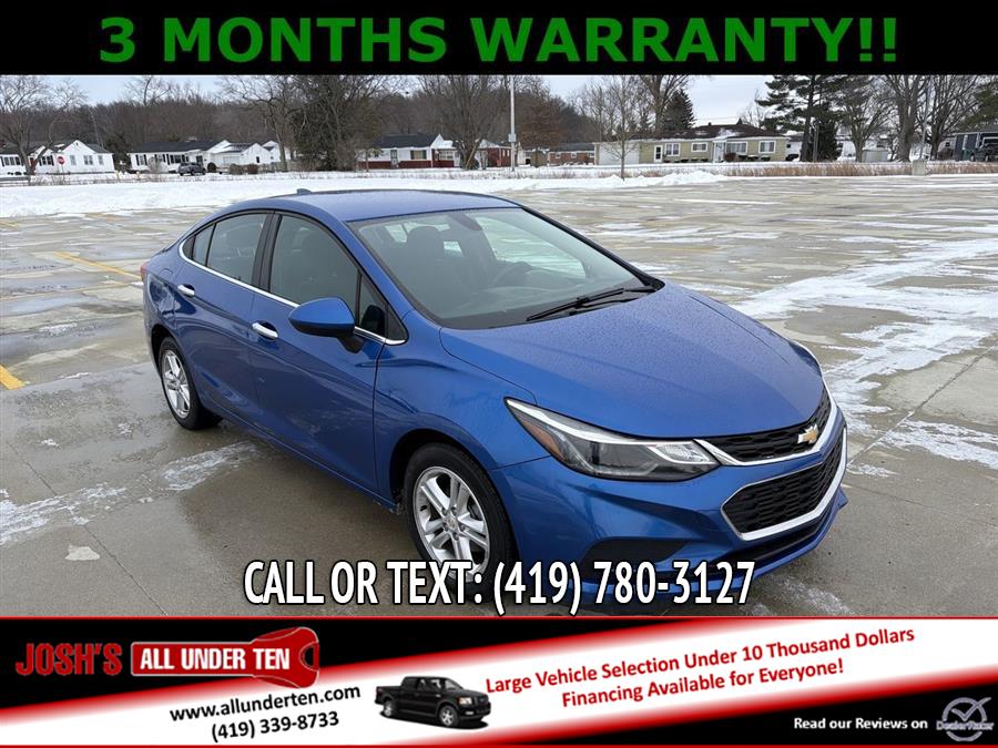Used Chevrolet Cruze LT 2017 | Josh's All Under Ten LLC. Elida, Ohio
