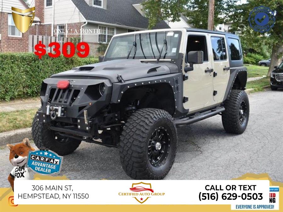 2018 Jeep Wrangler Jk Unlimited Sport, available for sale in Hempstead, New York | Certified Auto Group. Hempstead, New York