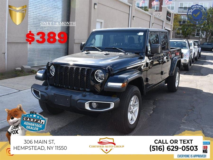 2022 Jeep Gladiator Sport, available for sale in Hempstead, New York | Certified Auto Group. Hempstead, New York