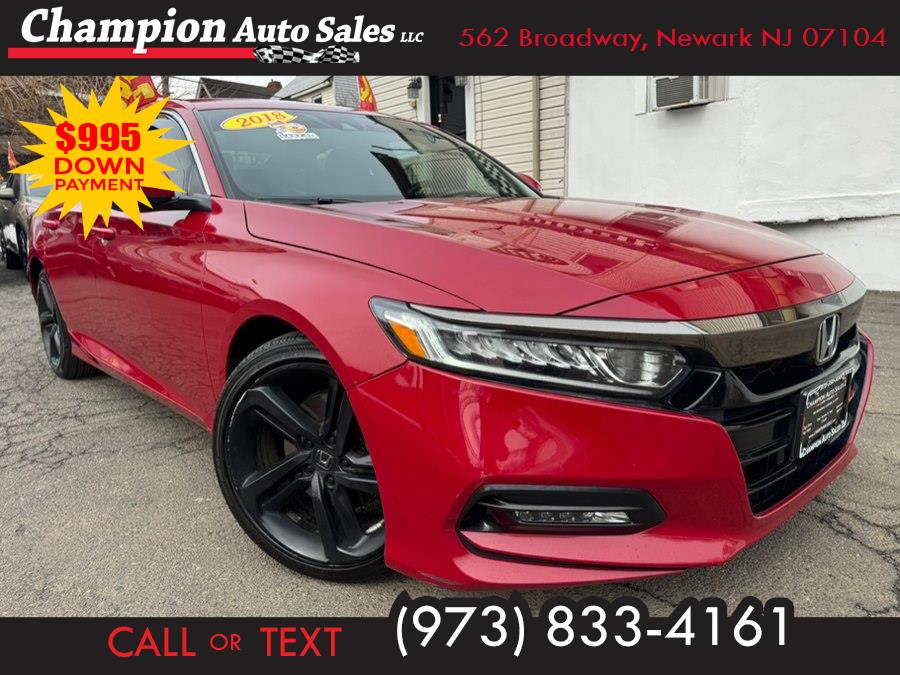 2018 Honda Accord Sedan Sport 1.5T CVT, available for sale in Newark, New Jersey | Champion Auto Sales. Newark, New Jersey