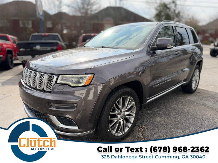 2017 Jeep Grand Cherokee Summit 4x2, available for sale in Cumming, Georgia | Clutch Automotive. Cumming, Georgia