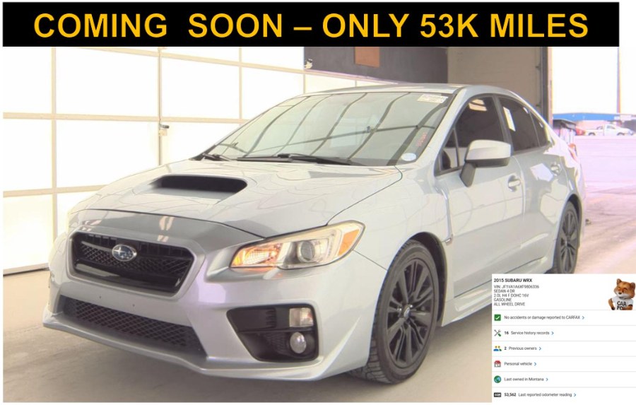Used 2015 Subaru WRX in Lindenhurst, New York | Cargenic Automotive. Lindenhurst, New York