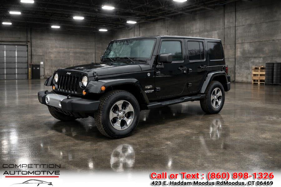 2015 Jeep Wrangler Unlimited 4WD 4dr Sahara, available for sale in Moodus, Connecticut | Competition Automotive of CT LLC. Moodus, Connecticut