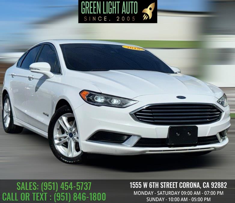 Used 2018 Ford Fusion Hybrid in Corona, California | Green Light Auto. Corona, California
