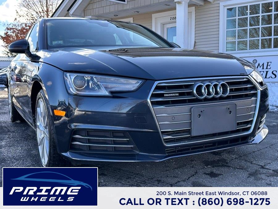 2017 Audi A4 2.0 TFSI Auto Premium quattro AWD, available for sale in East Windsor, Connecticut | Prime Wheels. East Windsor, Connecticut
