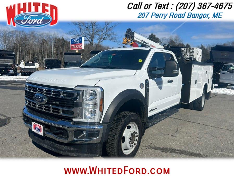 2024 Ford Super Duty F-550 DRW XL 4WD SuperCab Mechanic Body With Crane, available for sale in Bangor, Maine | Whited Ford. Bangor, Maine