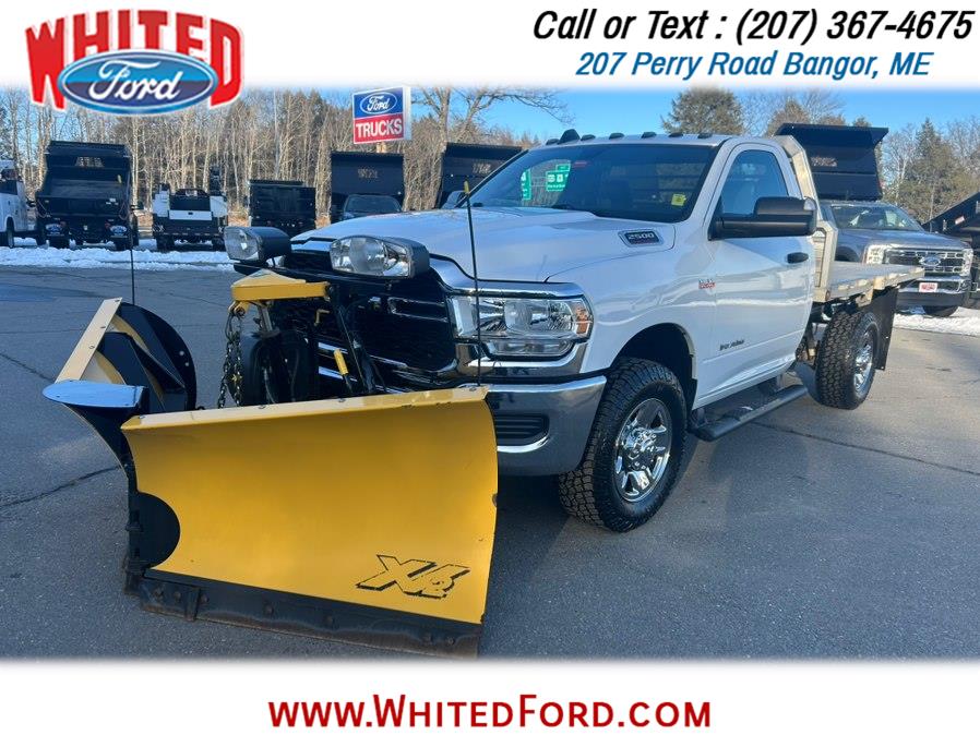 2022 Ram 2500 Tradesman 4x4 Reg Cab With FISHER 8'5 Plow, available for sale in Bangor, Maine | Whited Ford. Bangor, Maine