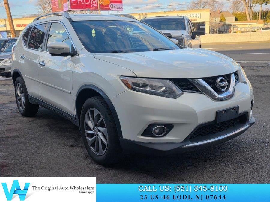2014 Nissan Rogue AWD 4dr SL, available for sale in Lodi, New Jersey | AW Auto & Truck Wholesalers, Inc. Lodi, New Jersey