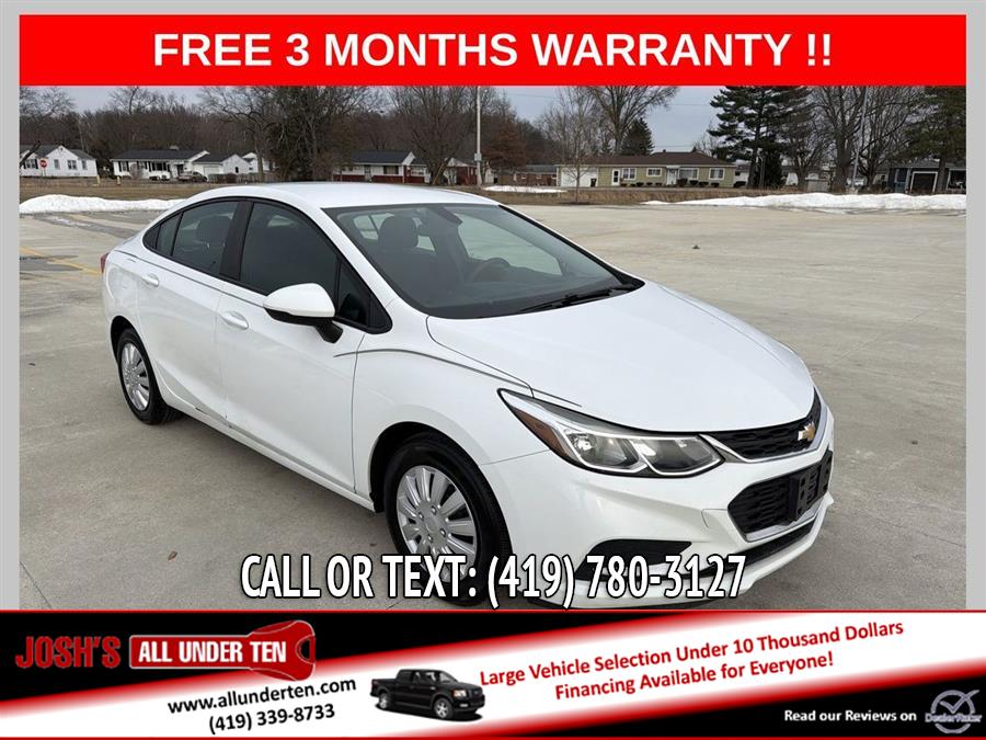 Used 2016 Chevrolet Cruze in Lima, Ohio | Josh's All Under Ten LLC. Lima, Ohio